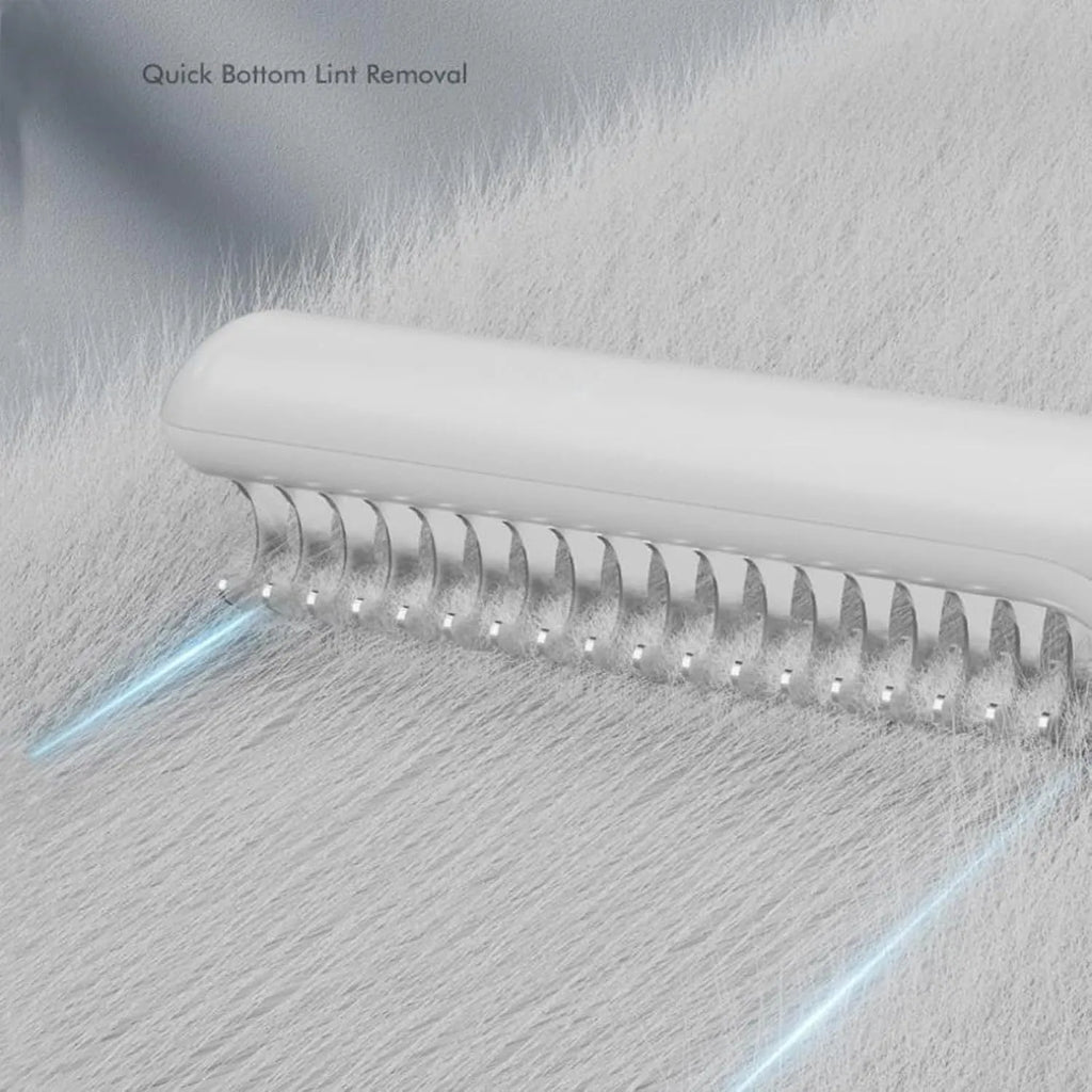 Stainless steel dematting comb with user-friendly handle for removing knots from dog hair