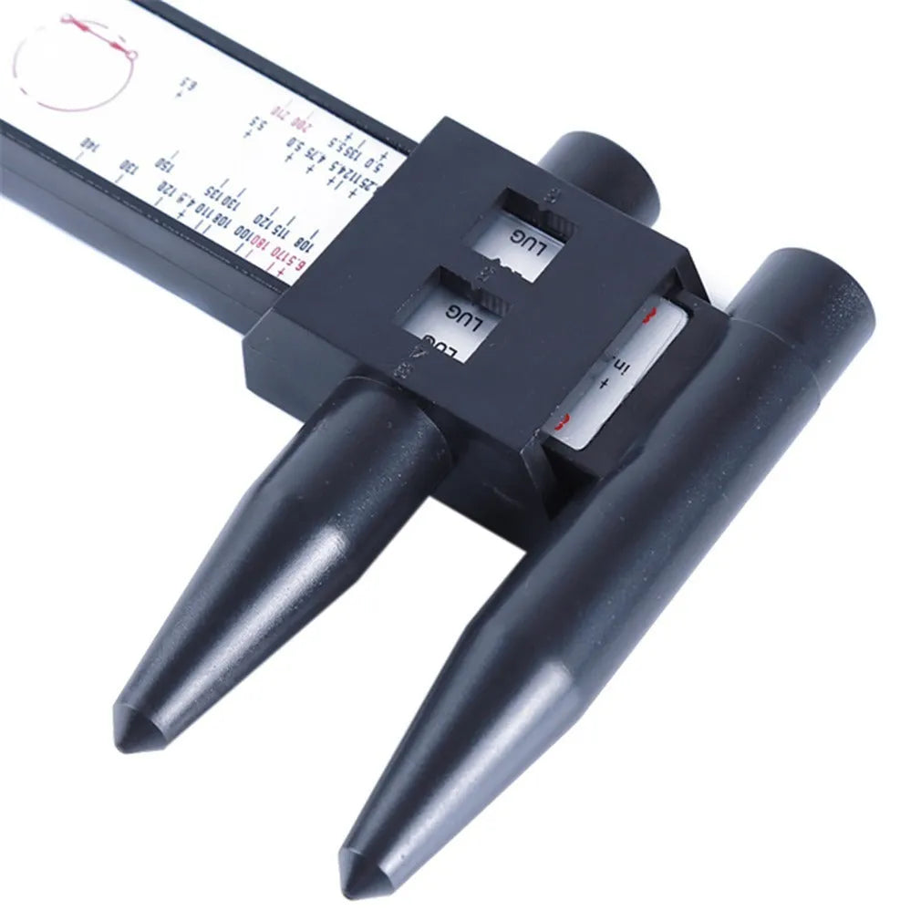 Electronic digital hole distance caliper with digital display for wheel hub measurement