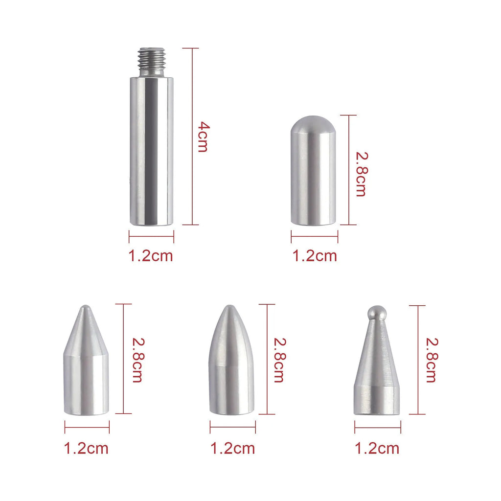 Alloy steel car dent repair hook crowbar three-piece tool set for auto body maintenance