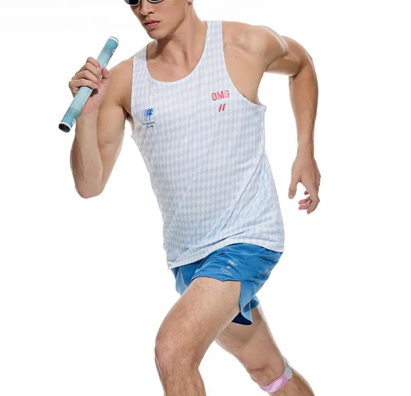 Men's black running shorts with laser punching detail and stretch fabric