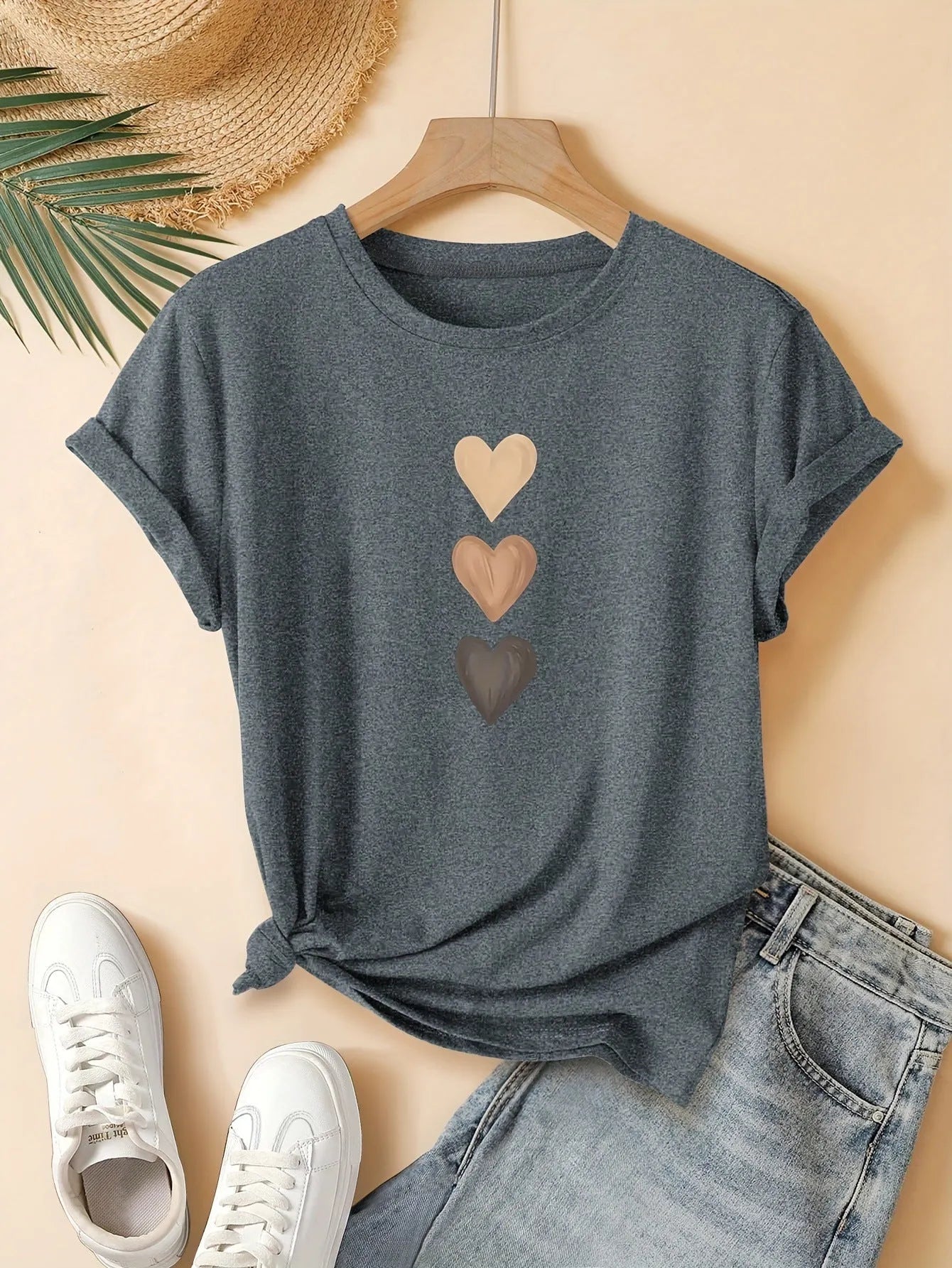 Women's Chinese-style art retro pattern pure cotton short sleeve T-shirt in multiple colours