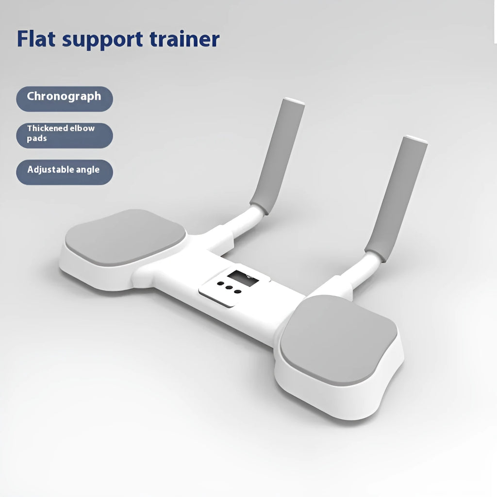 White household flat support trainer with alloy aluminium tubing and ABS plastic construction