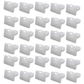 60 automobile plastic nails and clips in D318 style for interior trim panel repairs