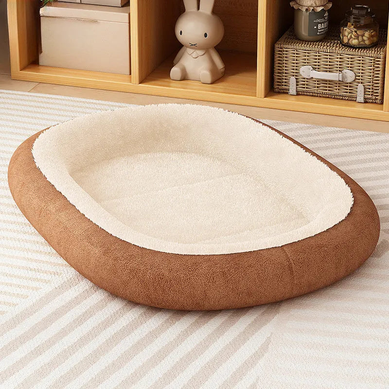 Thickened winter dog kennel for small-medium pets, available in four colours and five sizes up to 90x70cm