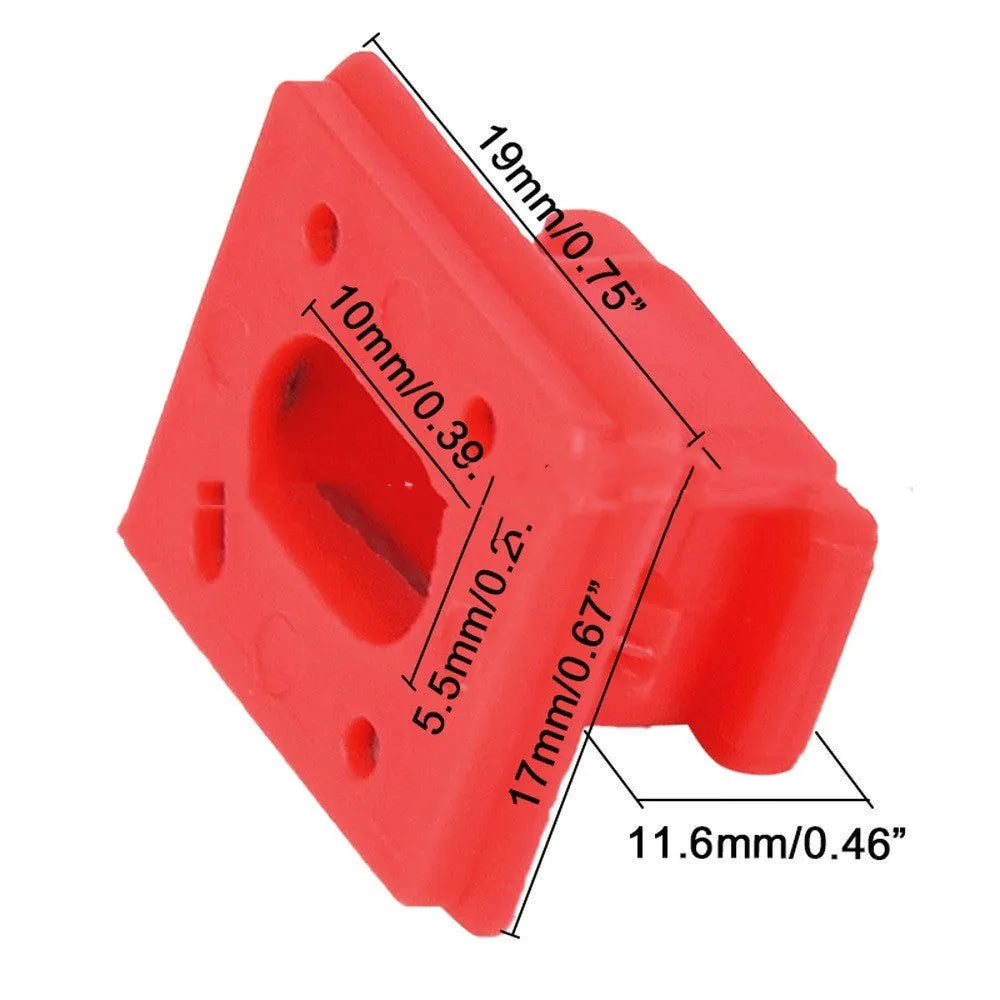 Pack of white plastic interior trim panel clip fasteners for BMW vehicles