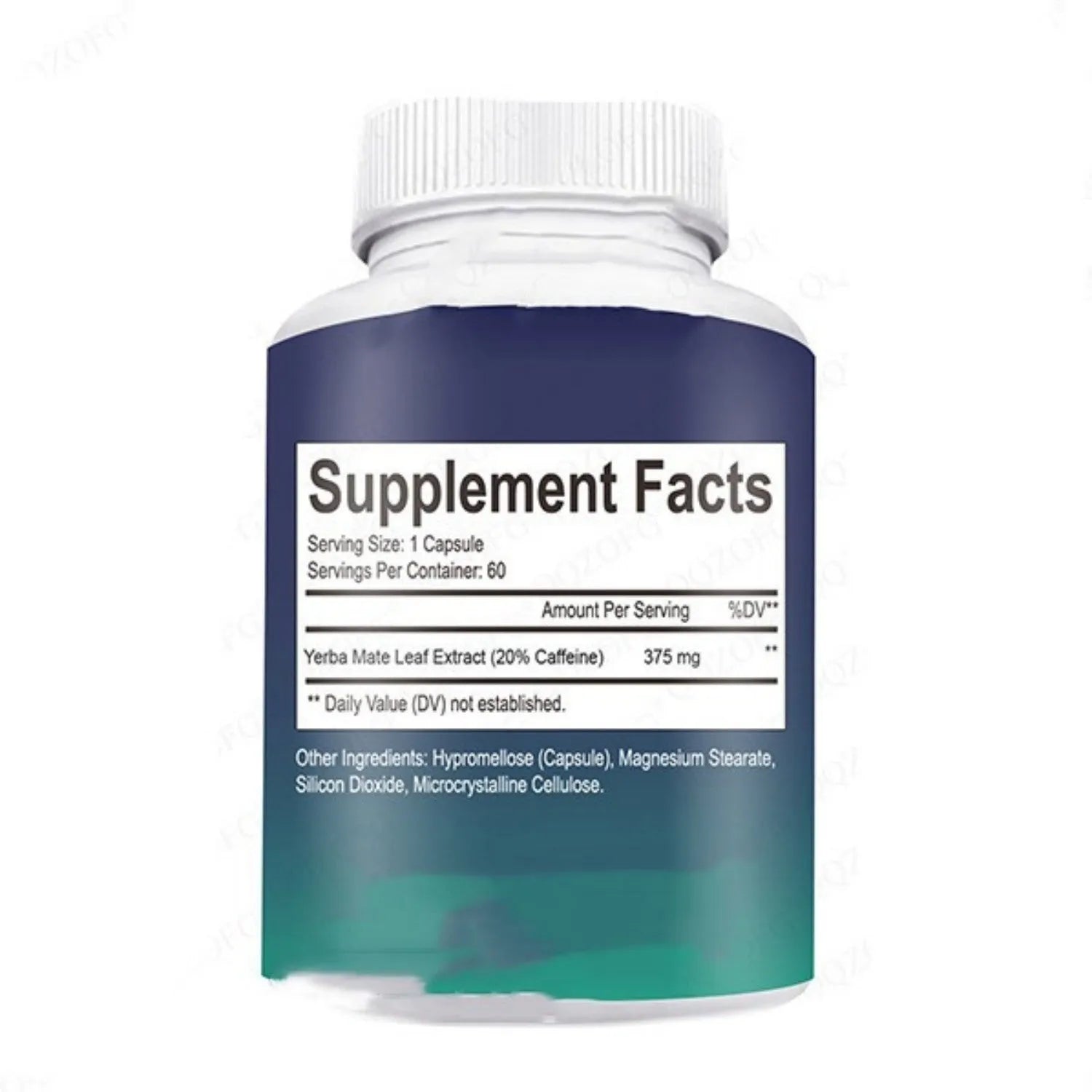 Bottle of 60 vitamin supplement capsules for daily wellness support