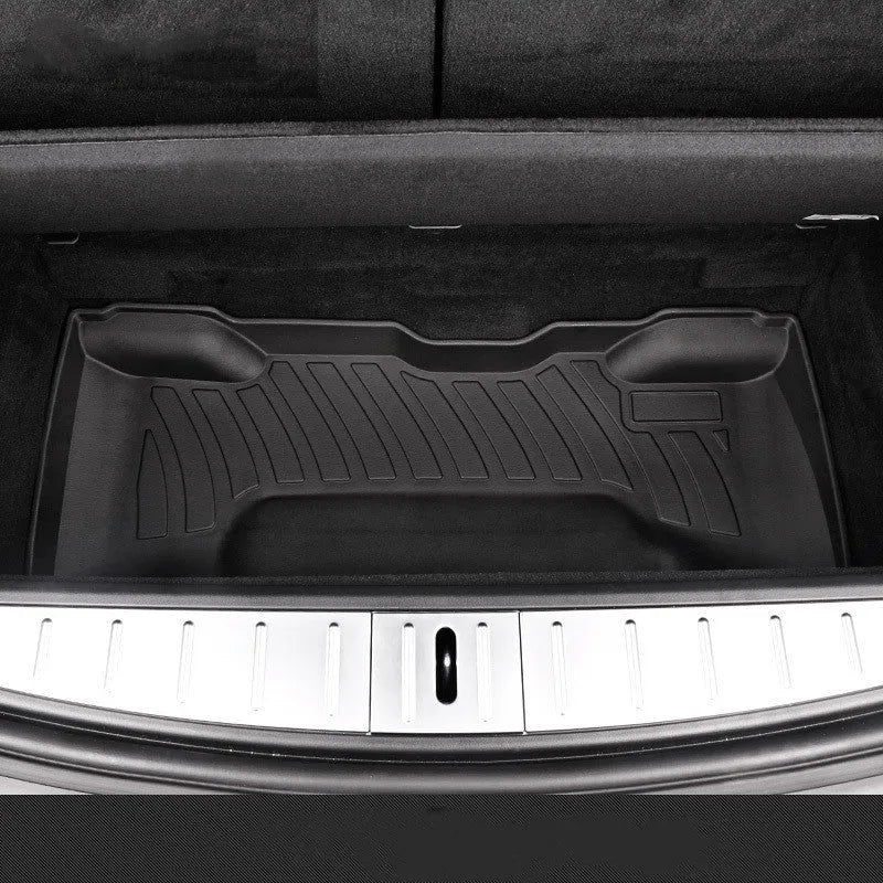 Tesla car floor mats with TPE footrest for Model 3, Y, X and S vehicles