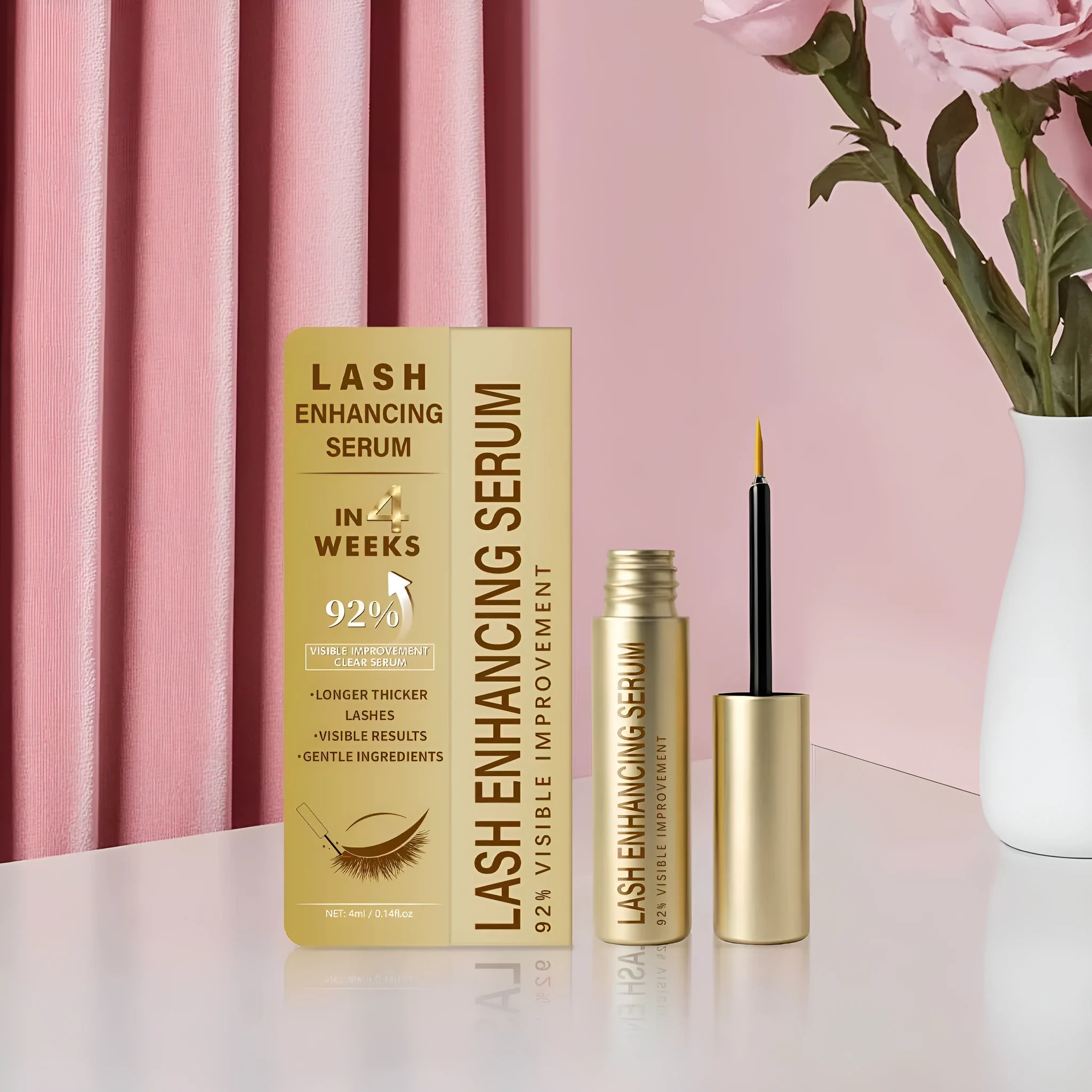Eyelash promotion essence 4ml neutral packaging bottle