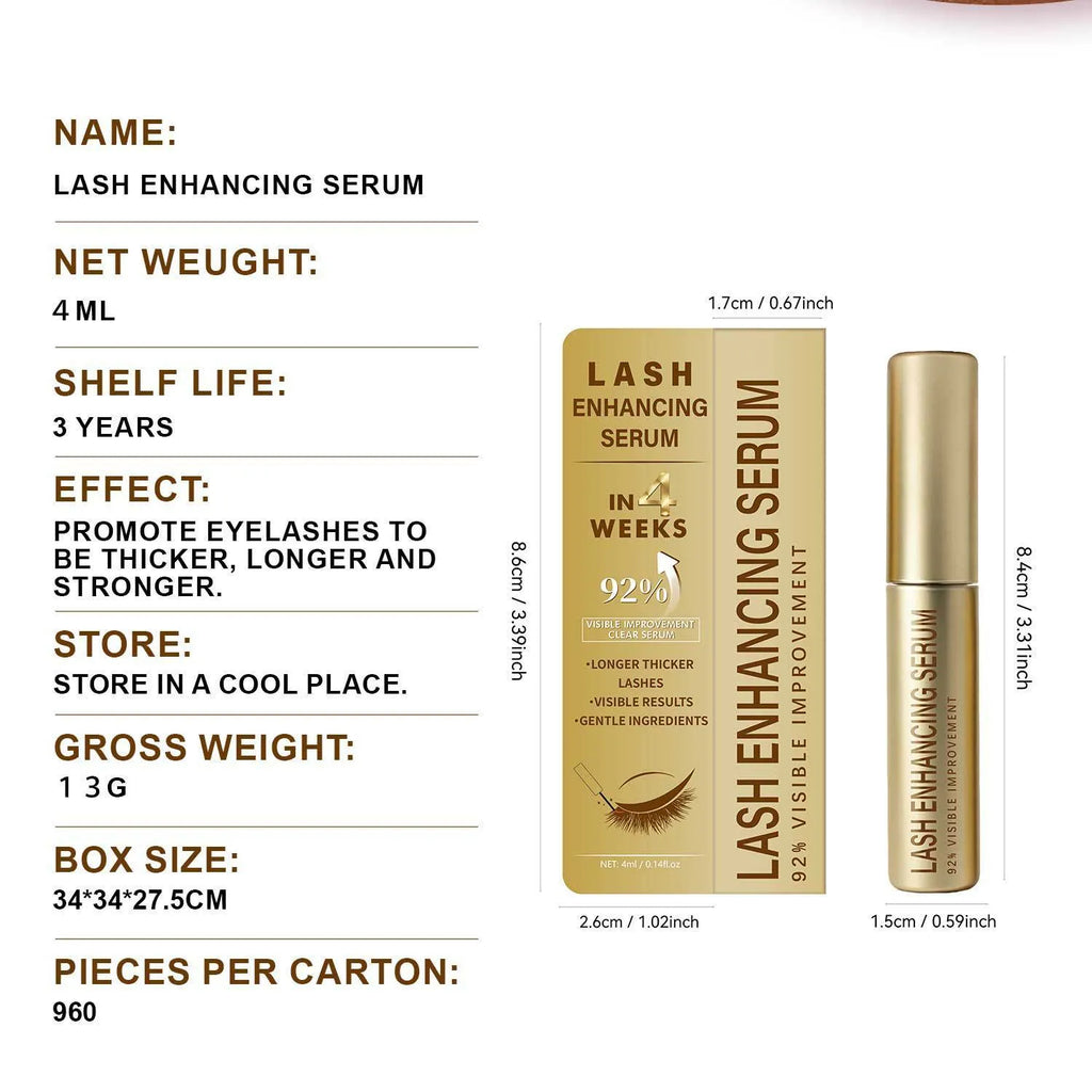 Eyelash promotion essence 4ml neutral packaging bottle