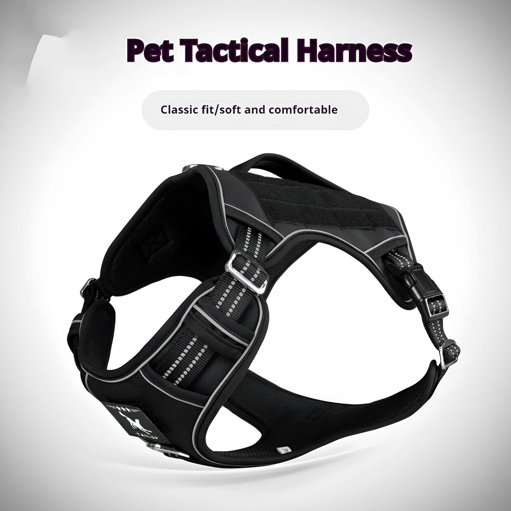 Tactical working dog chest strap in Oxford cloth, available in colours like yellow camo and forest camouflage, size options M L XL