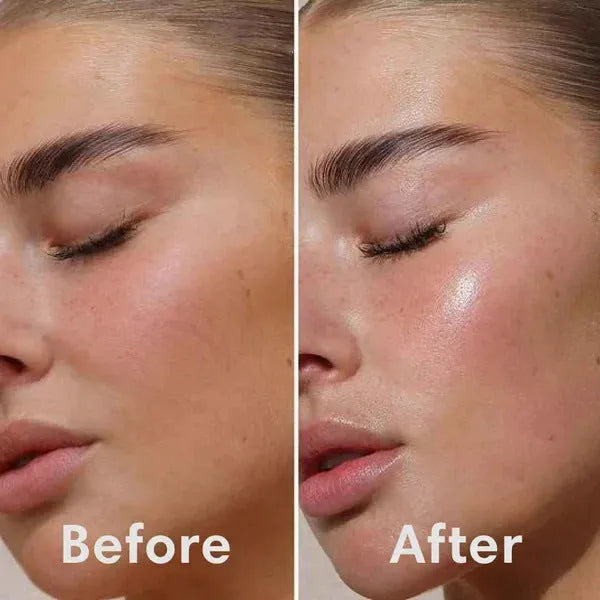 75ml bottle of collagen overnight face mask with application brush for firming and hydrating skin care