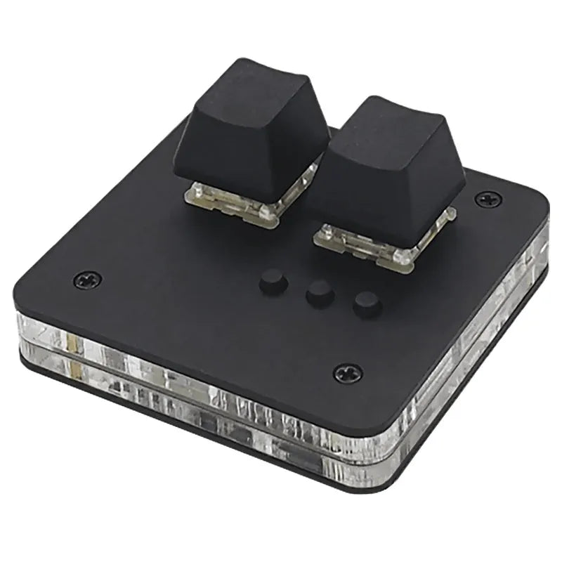 Mini wired USB plastic keyboard with touch panel and multimedia keys in black, grey, pink, and white