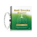 Women's synthetic turquoise smoke prevention bracelet with elasticated band design