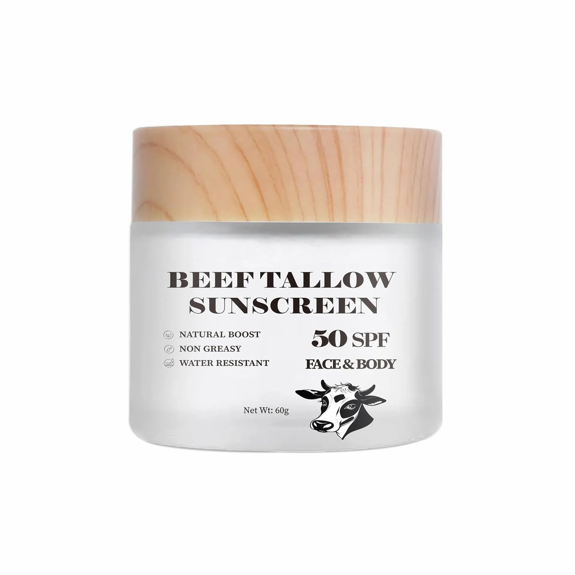 Beef Twill Protective Cream 60g jar with waterproof non-greasy formula
