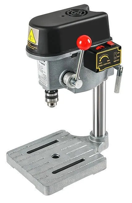 1050W bench drill and milling machine with cross bench pliers on workshop bench
