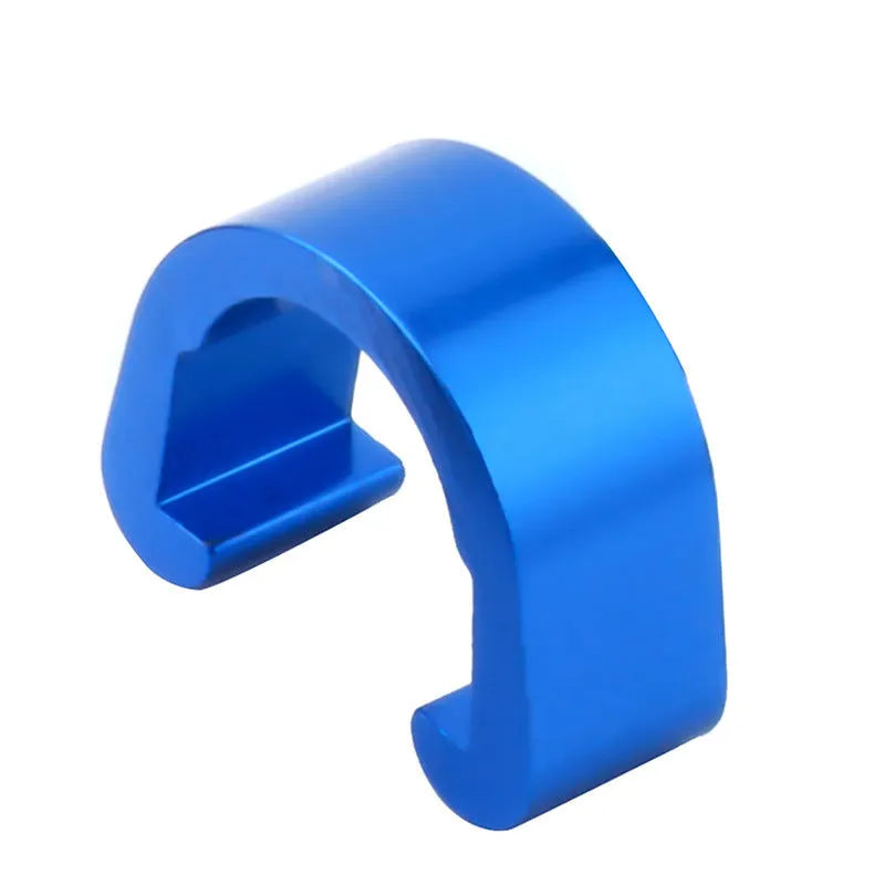 Aluminium alloy C buckle hardware fasteners in multiple colours 10.2x13x5mm