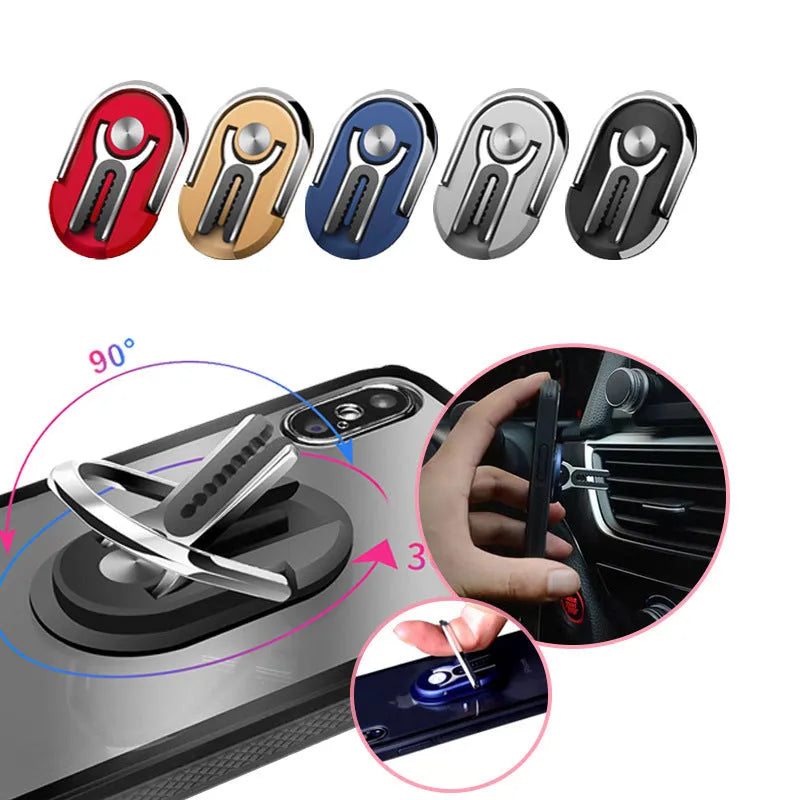 Universal car phone bracket with rotating head and suction cup mount in multiple colour options