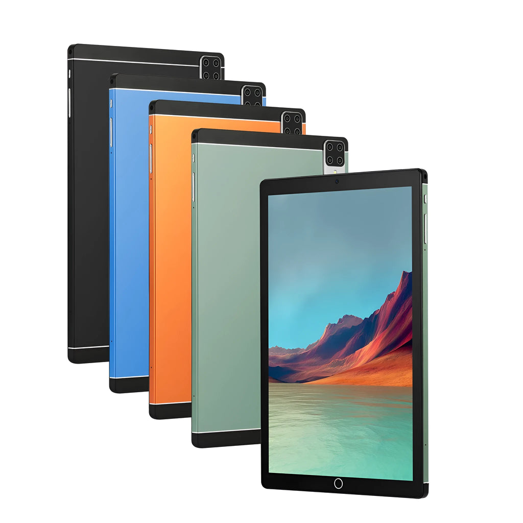 11.6 inch Android 15 tablet PC with 640GB storage in black colour showing front screen