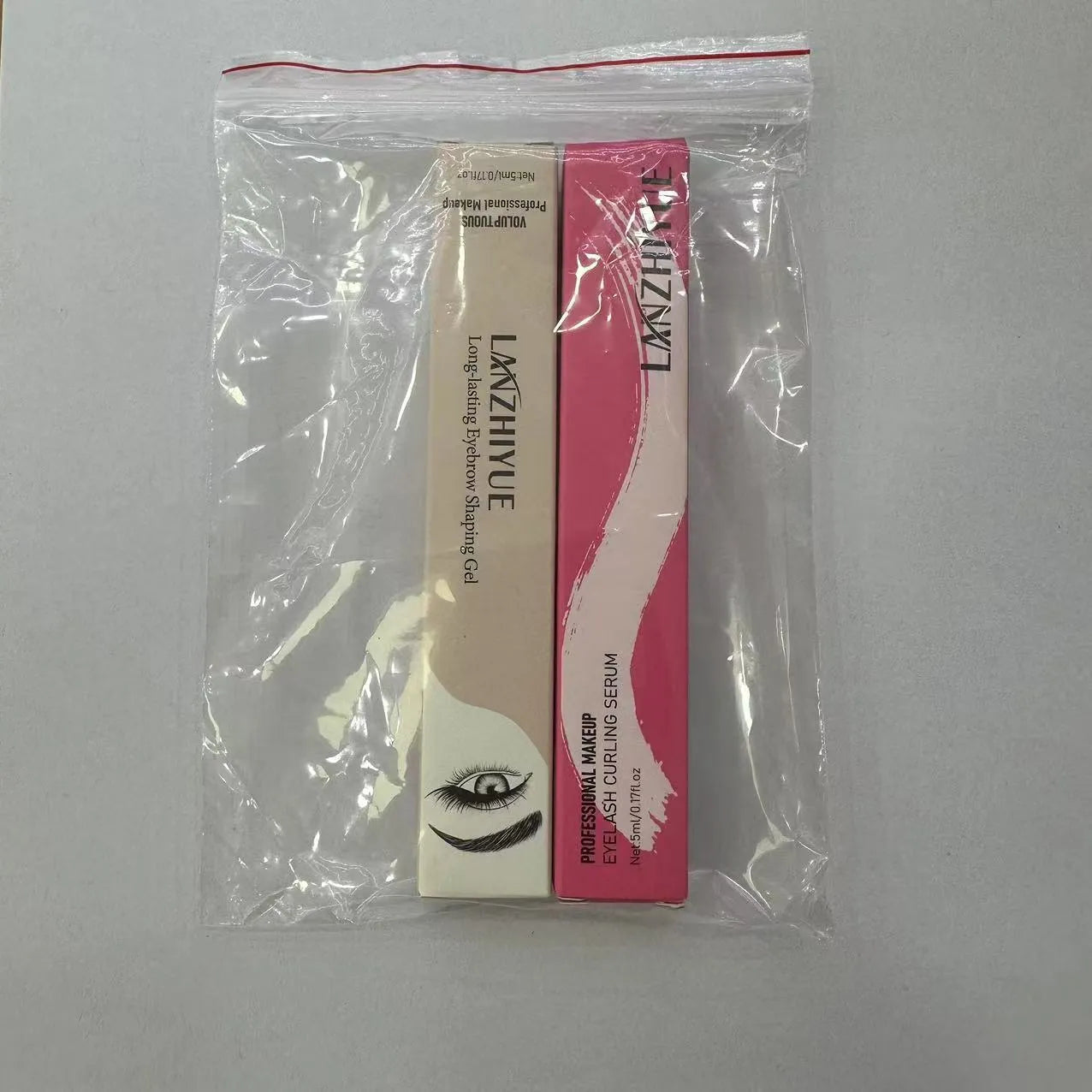White eyelash thick repair long growth liquid in standard bottle with LZY model numbers