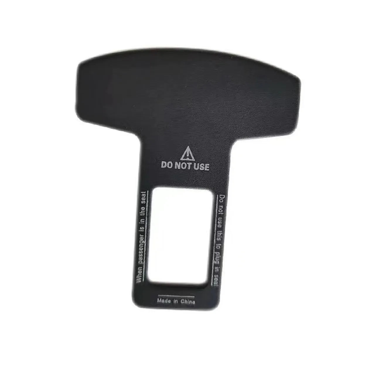 Aluminium alloy lock tongue bottle opener key chain with 2.1cm buckle pick head in frosted carbon fibre finish