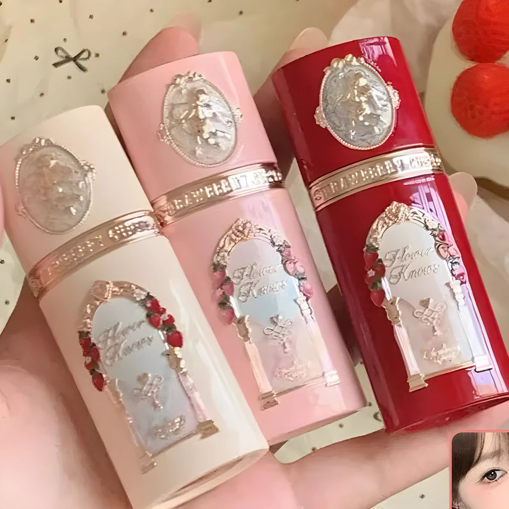 Cupid series liquid blush bottle showing six natural colour shades for cheek makeup application