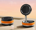 Vacuum magnetic suction 720-degree rotating phone bracket in Night Blue Metal Black