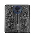 Pulse micro-current intelligent remote control foot massage cushion with LCD display and wireless remote in English style colour