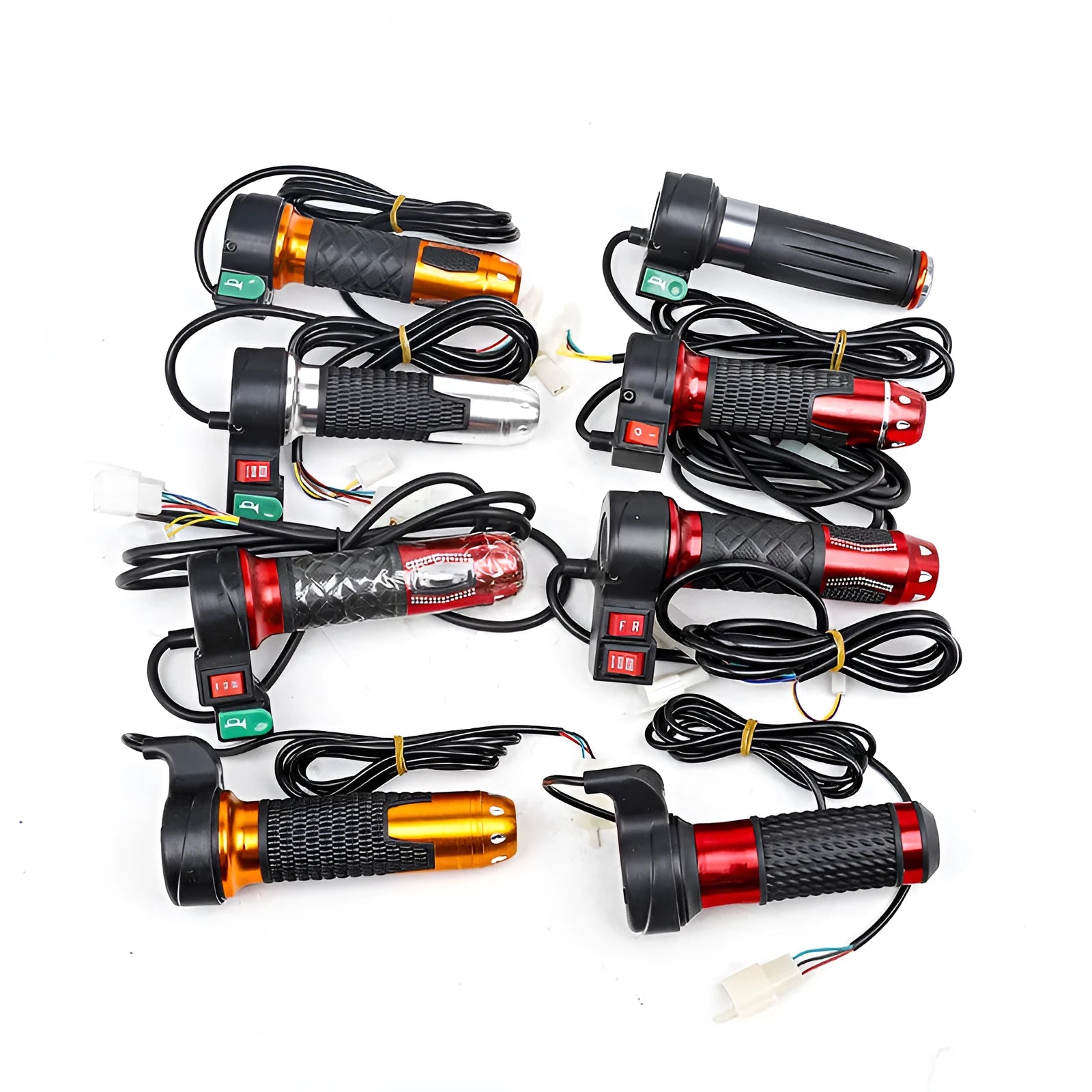 Three-wheel refuelling transfer handle electric go-kart accelerator modification kit in plastic with three-speed rotating mechanism