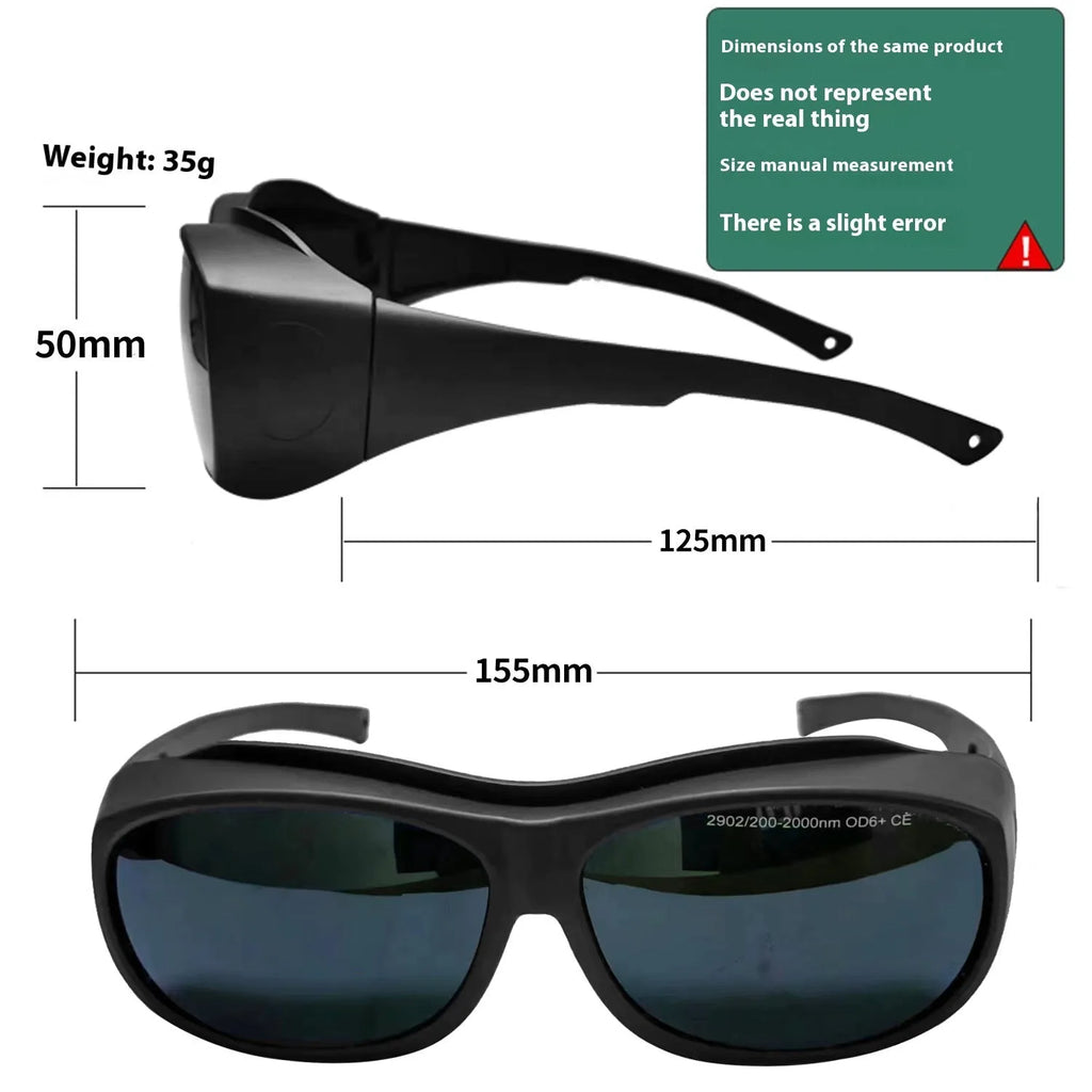 Photon skin rejuvenation laser protection goggles for welding with 200-2000nm wavelength range