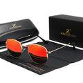 Round frame retro sunglasses for men in multiple colour options