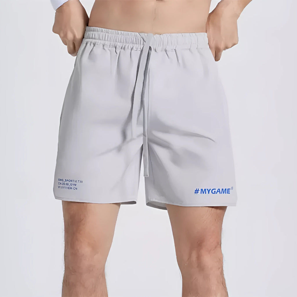 Men's training fitness shorts in four colours with moisture-wicking fabric for gym workouts