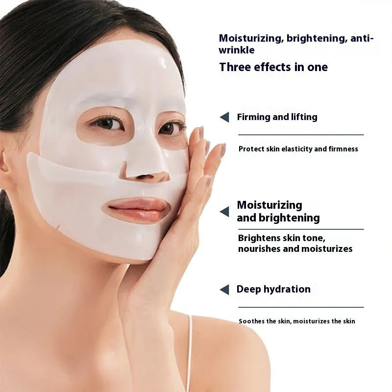 Collagen anti-wrinkle moisturising facial mask with 28ml serum for universal skin types