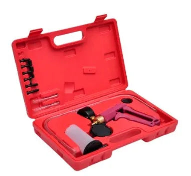Aluminium alloy manual vacuum air blow gun car repair tool with negative pressure suction