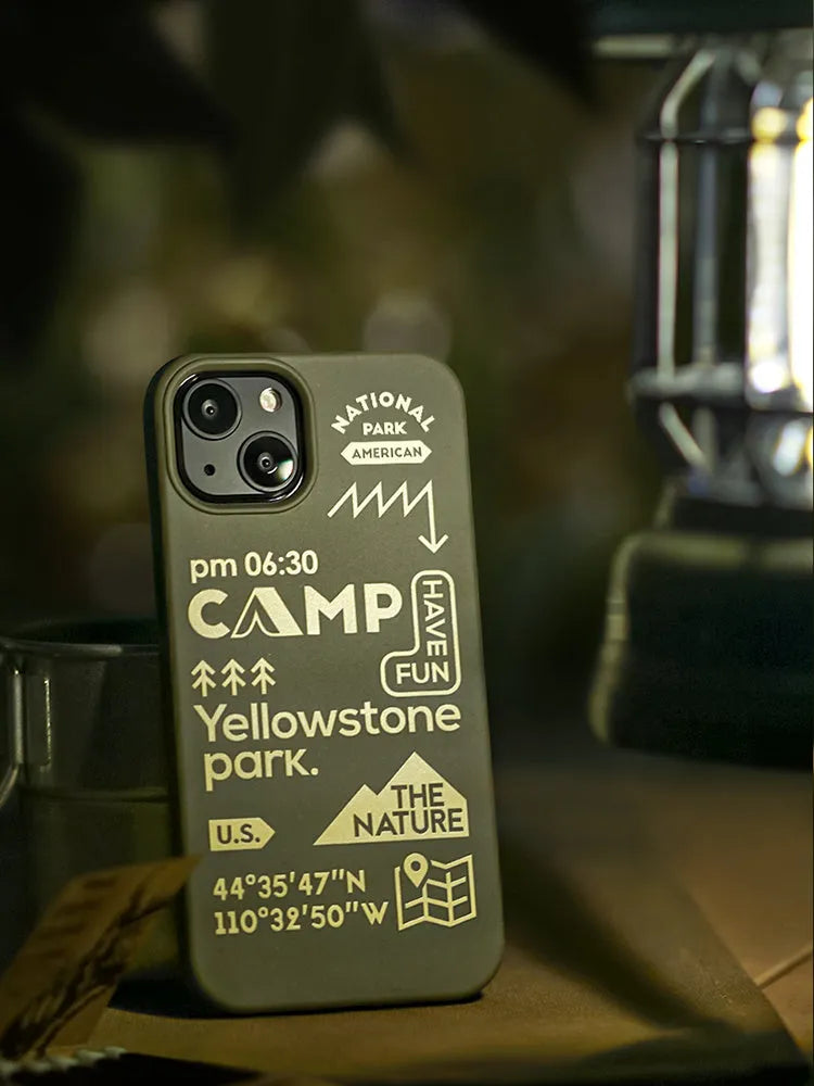 Green silicone degradable phone case for iPhone 15 14 13 12 series