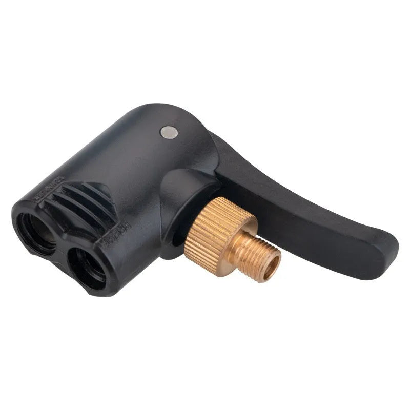 Vehicle air conversion inflatable chuck set with two 16cm clarinet nozzles and a hose for car tyre inflation