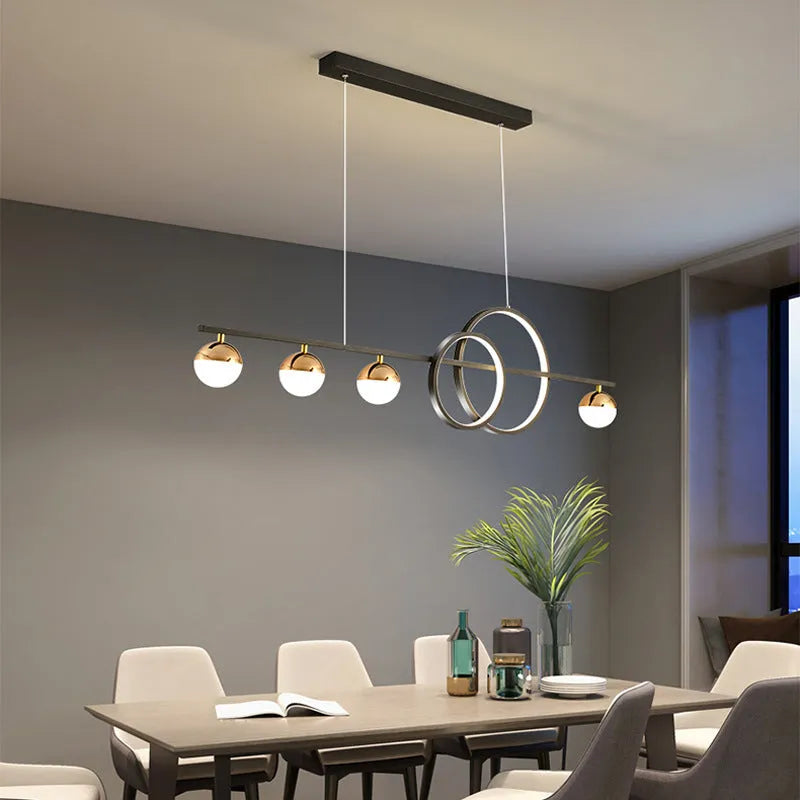 Rectangular aluminium LED ceiling lamp with remote control dimming in black or gold finish