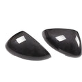 True carbon fibre rearview mirror cover for Porsche Macan in matte black
