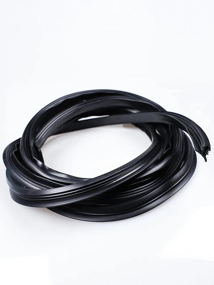 Car dashboard soundproof seal strip for Outlander, 1.6 m high quality silicone, double-sided six-card slot