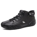Men's Octopus brand high top shoes in khaki, grey, black, or green with a round toe and flat rubber sole.