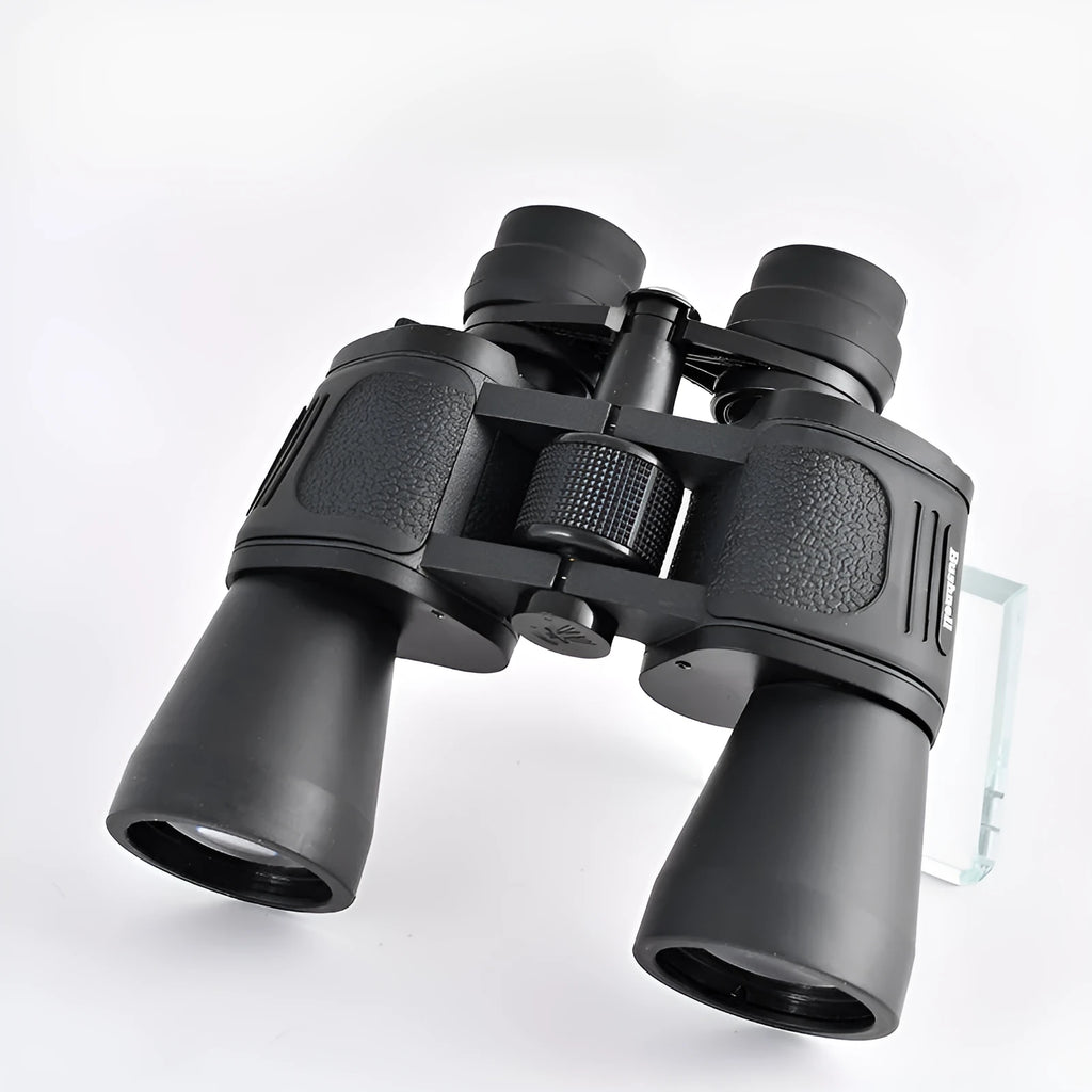 Outdoor telescope binoculars with 20-120x continuous zoom and 100mm objective lens for distance viewing
