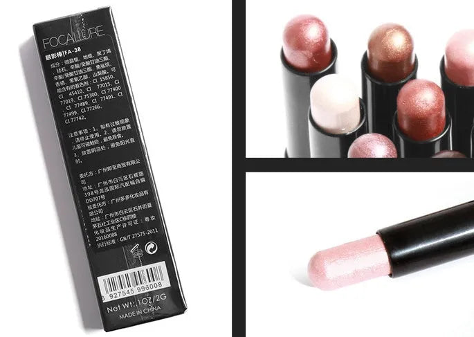 Focallure eyeshadow eyeliner pencil in one 12 colours optional for eye modification