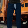 Men's casual trousers in light gray, polyester fibre, spring autumn collection, sizes S to XXXL