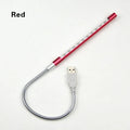 Spiral USB LED desk night light with aluminium alloy construction in six colour options.