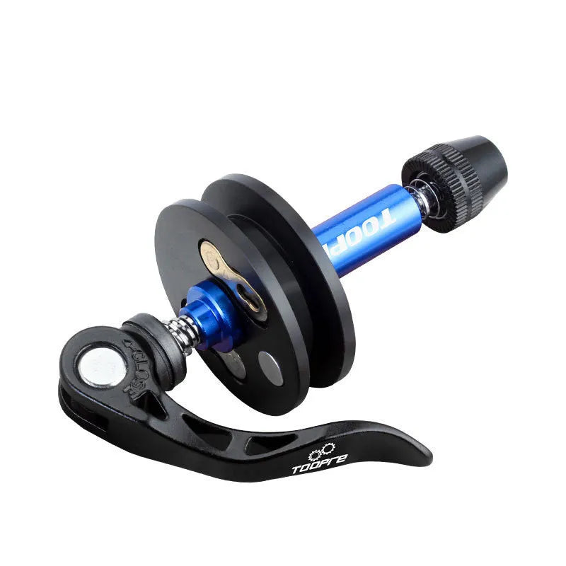 Aluminium bicycle chain holder tool in three versions for maintenance