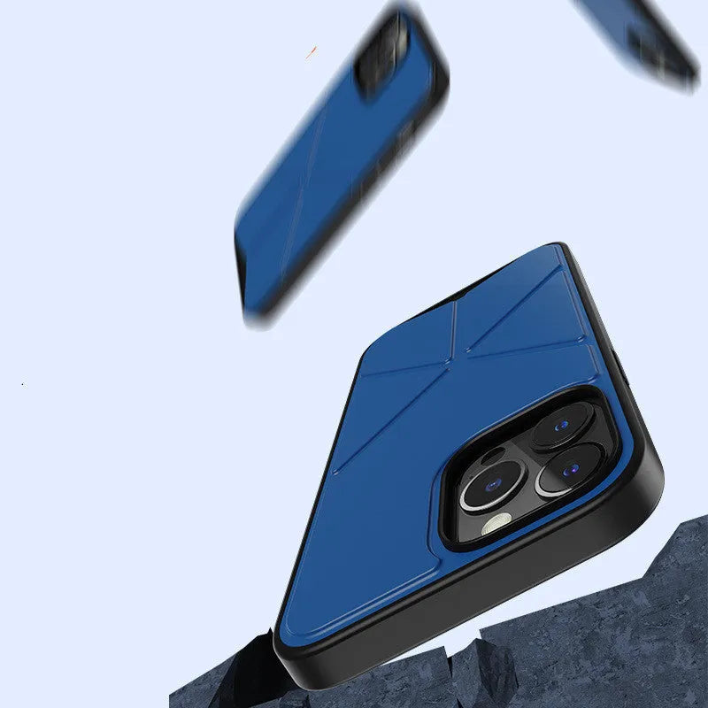Black and blue solid colour TPU phone cases for iPhone 13 series on white background