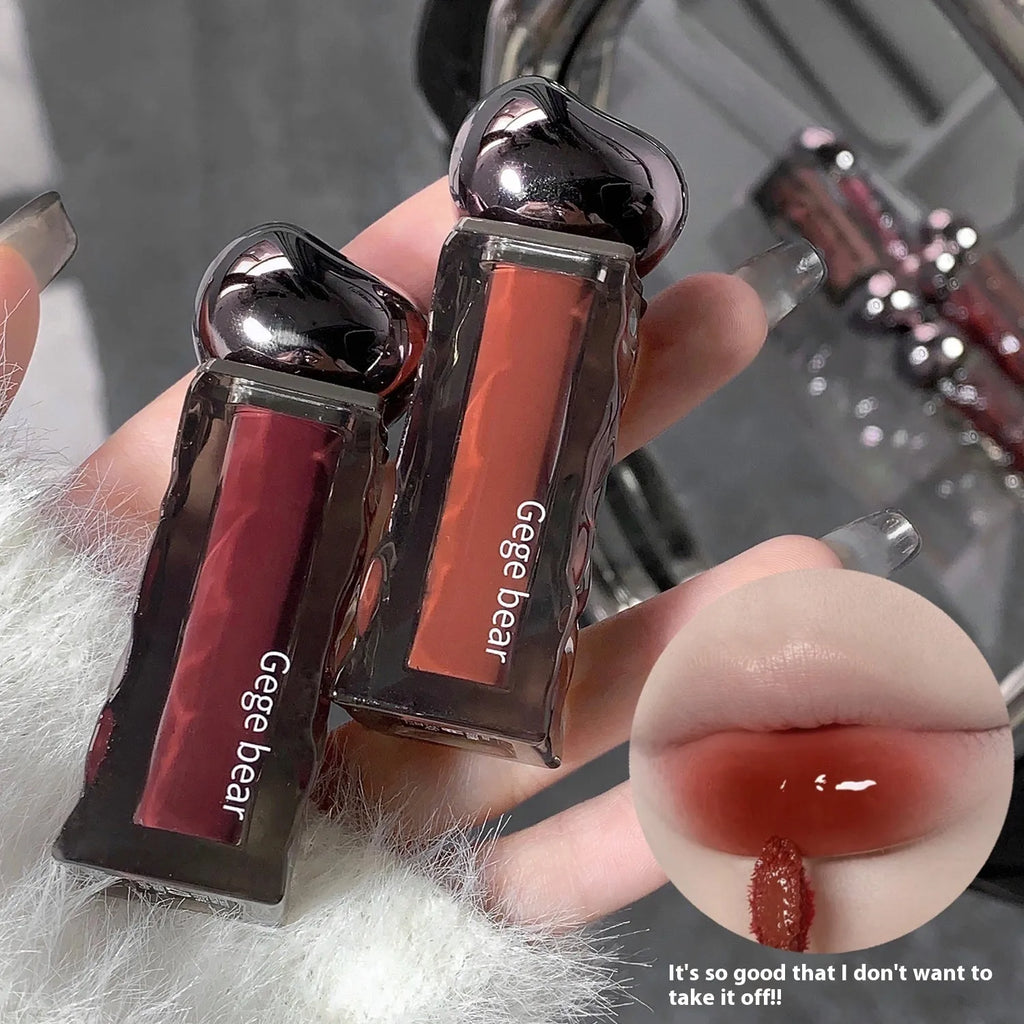 Glacier Lava Lip Lacquer Water Light Mirror Makeup in seven glossy colour shades