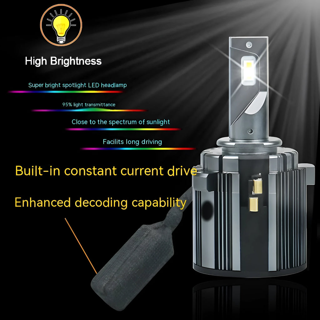 Volkswagen Golf 7 LED low beam headlight bulb in aluminium housing