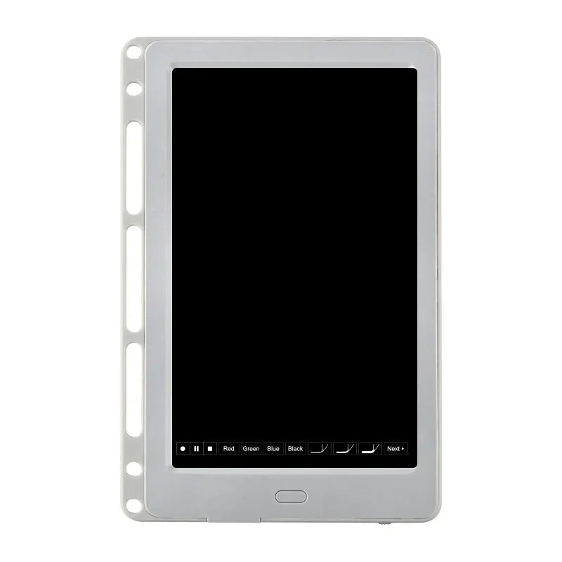 85-inch electronic writing pad with stitching pattern in choice of colours including black, dark blue, and sky blue