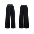Men's black hooded short sleeve sports jacket and trousers set with three-dimensional stitching details