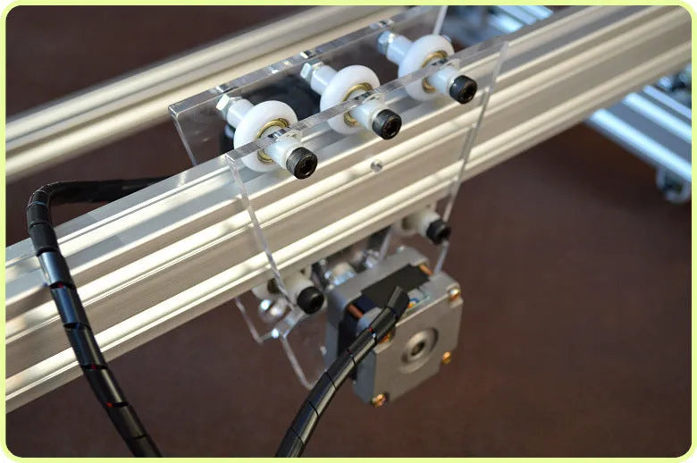 Miniature laser engraving machine with 3000mw laser and 400x300mm bottom plate for marking and lettering